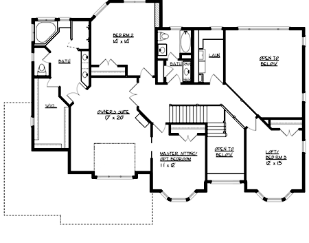 modern housing plans. Modern House Plan with